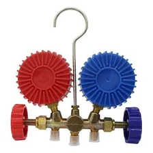 Manifold Ar Condicionado R12 R22 R134 R404 Mang. 90cm Vulkan Foto mini 3