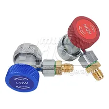 Manifold Automotivo Vulkan + Engate Rápido Alta E Baixa Com Mangueira De 1,5m Gas R12/r22/r134a/r404a Foto mini  2