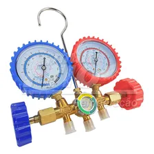 Manifold Automotivo Vulkan + Engate Rápido Alta E Baixa Com Mangueira De 1,5m Gas R12/r22/r134a/r404a Foto mini  3