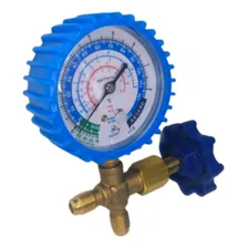 Manifold Baixa 1 Via Simples Para Gás R12/r22/r134a/r404a Foto mini  3