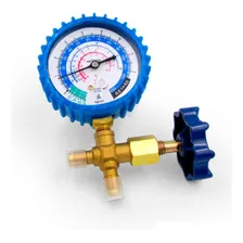Manifold Baixa 1 Via Simples Para Gás R12/r22/r134a/r404a Foto  mini 1