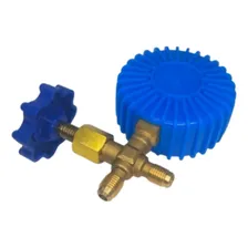 Manifold Baixa 1 Via Simples Para Gás R12/r22/r134a/r404a Foto mini 4