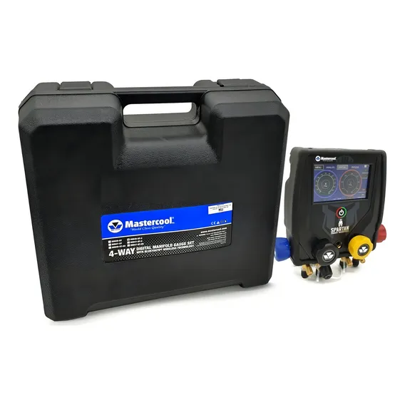 Manifold Digital Spartan 4 Vias Mastercool 99946 Maleta Foto 1