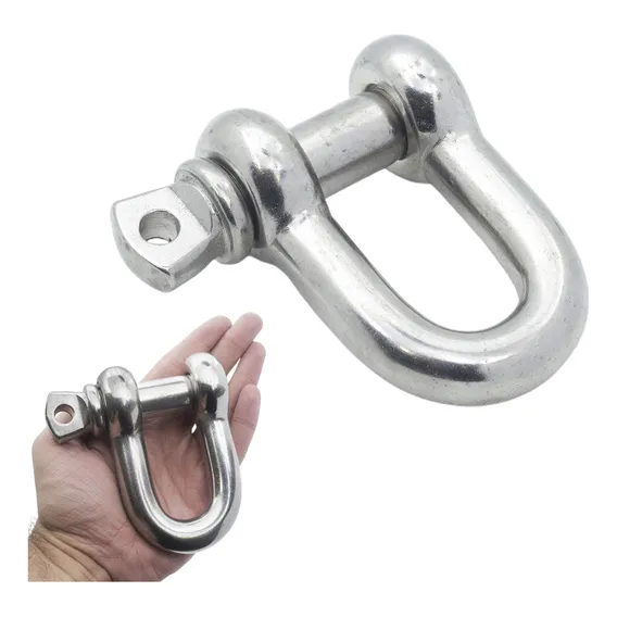 Manilha Aço Inox Grande 3/4pol Cap 4,5 Toneladas 4500kg Foto 1