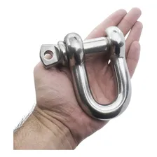 Manilha Aço Inox Grande 3/4pol Cap 4,5 Toneladas 4500kg Foto mini 2