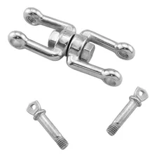 Manilha Com Destorcedor Inox Reta 10mm Veleiros Barcos Lanchas Iates Manilha Tornel Seavix Amarrar Prender Âncoras Cabos Conector De Âncora Cabos Barco Içamento De Cargas Movimentação Pesada Foto mini 4