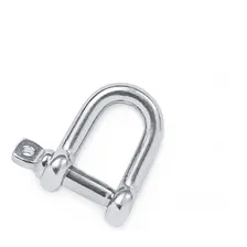 Manilha Reta Curta Aço Inox Aisi 316 Uso Nautico Cap 1200kgf Foto mini  2