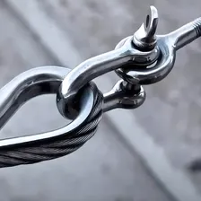Manilha Reta Forjada Corpo 3/8 Pino Para 3/8 500kg AƧo Galvanizado Pino RosqueƔvel Foto mini 4