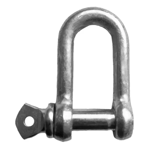 Manilha Reta Forjada Corpo 3/8 Pino Para 3/8 500kg AƧo Galvanizado Pino RosqueƔvel Foto 1