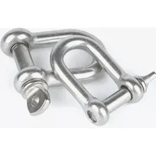 Manilha Reta Forjada Corpo 3/8 Pino Para 3/8 500kg AƧo Galvanizado Pino RosqueƔvel Foto mini 2