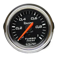 Manômetro Mecânico Pressão Turbo 0-1kg 52mm Willtec Racing Foto mini 2