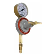 Manômetro Regulador Registro De Pressão P13 Botijão Glp 13kg Foto mini 4
