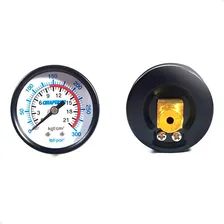 Manometro Horizontal 300 Psi Rosca 1/4 Compressor Chiaperini Foto  mini 1