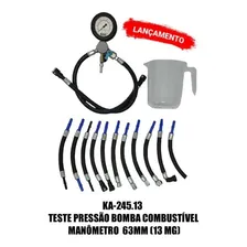 Manômetro Teste Pressão Bomba Eletrica Combustível Kitest Foto mini  2