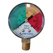 Manometro Universal Filtro Piscina Valvula Pressão 60 Psi Foto  mini 1