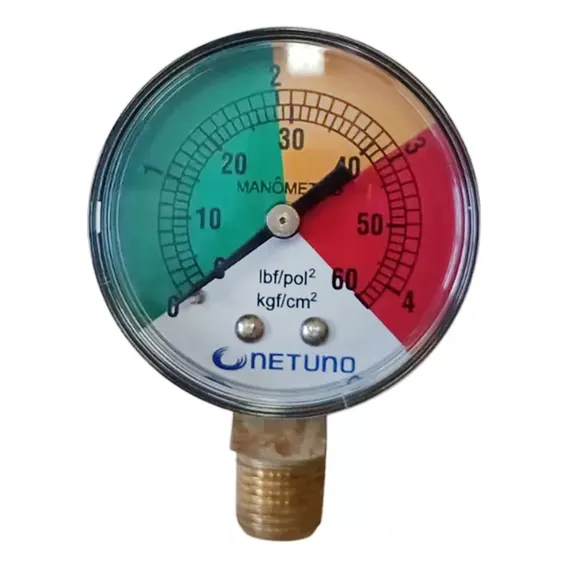 Manometro Universal Filtro Piscina Valvula Pressão 60 Psi Foto 1
