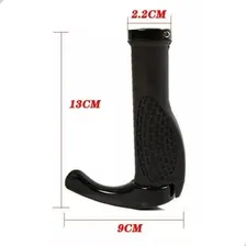 Manopla Anatomica Gel Trava Bar End /bike/bibicleta/ciclismo Cor Preto Foto mini 1