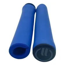Manopla Bicicleta Mtb Rockbros Elleven Punho Grip Silicone Cor Azul Foto mini  2
