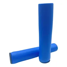 Manopla Bicicleta Mtb Rockbros Elleven Punho Grip Silicone Cor Azul Foto mini  3
