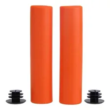 Manopla Punho Bike Mtb High One Silicone 135mm - Laranja Foto mini 1