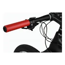 Manopla Punho De Bike Espuma Silicone Gel Elleven Vermelha Cor Vermelho Foto mini  3