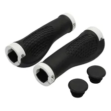 Manopla Punho Mtb Tsw Anatômica 130mm Com Trava Alumínio Par Cor Branco Foto mini  2