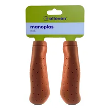 Manopla Punho Para Bike Elleven Espuma Borracha Mtb Marrom Foto mini 3