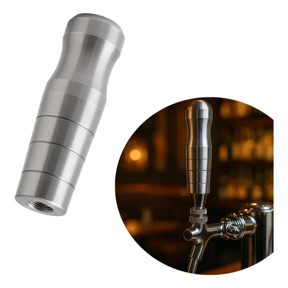 Manopla Tap Handle Cromado P/ Torneira Chopp Italiana/ Belga Foto 1