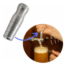 Manopla Tap Handle Cromado P/ Torneira Chopp Italiana/ Belga Foto mini  3