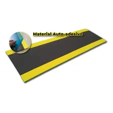 Manta 1 Metro Em Eva Autoadesivo / Protetor Parede Garagem Cor Preto e amarelo Simplefix Foto mini  2