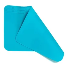 Manta Anti Estática Silicone Azul Com Porta Objeto 300x200mm Foto mini 4