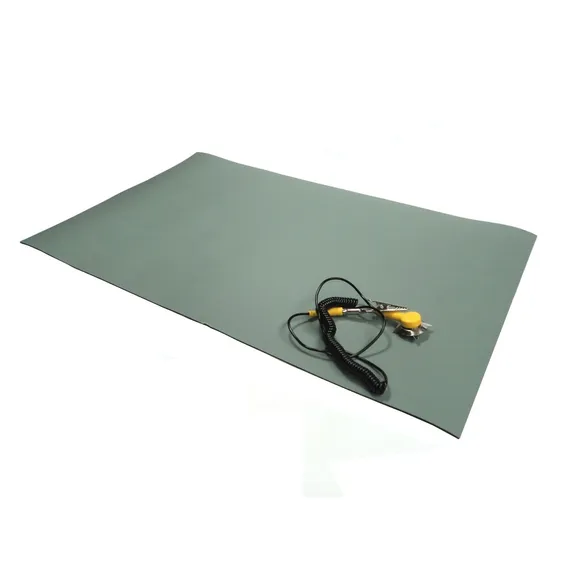 Manta Antiestatica Esd Cinza 2 Camadas Statron 600x600mm Foto 1
