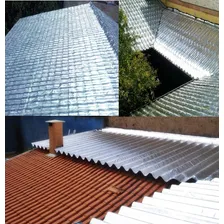 Manta Asfáltica 90cm X 10m Llev Aluminizada Telhado Auto Adesiva Rolo Laje Colante Foto mini 2