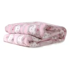 Manta Bebê Cobertor Infantil Microfibra Estampada Menina Foto mini  3