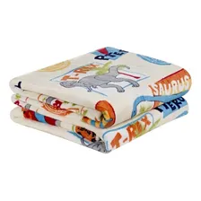 Manta Cobertor Solteiro Infantil Estampada Personagens Bouti Cor Dino Foto mini 1