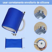 Manta De Silicone Prensa 3d Forno 11oz Cilíndrica Caneca Mecolour Foto mini 3
