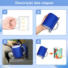 Manta De Silicone Prensa 3d Forno 11oz Cilíndrica Caneca Mecolour Foto mini 2