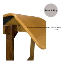 Manta Em Neoprene Gel Campeiro Revestida Em Couro Foto mini 4