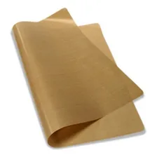 Manta Folha Teflon 33x40 S/adesivo Sublimação Marrom Briwax Foto mini 2