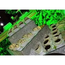 Manta Grega Strass P/ Porta Guardanapo 5metros*12cm Cor Verde Foto mini  3