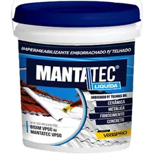 Manta LĂquida Emborrachada AcrĂlica Telhado Laje Bidim 4kg Foto mini 1