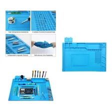 Manta Magnetica Anti Estatica Tapete Para Assistencia Cor Azul Foto mini  2