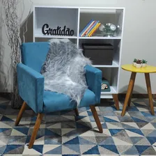 Manta Pelucia Pelo Alto Luxo Jabuticaba Newborn Sofá 80x50cm Foto  mini 1