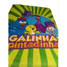 Manta Personagem Galinha Pintadinha Casal Microfibra Foto mini 3