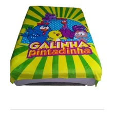 Manta Personagem Galinha Pintadinha Casal Microfibra Foto mini 1
