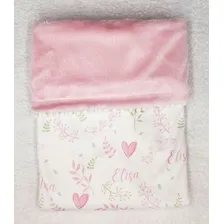 Manta Personalizada Bebe Clássico Coração Foto mini 3