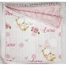 Manta Personalizada Bebe Clássico Coração Foto mini 1