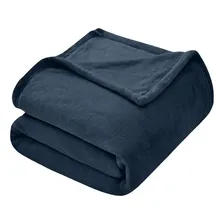 Manta Queen Soft Cobertor Microfibra Casal Anti Alérgica Cor Azul Foto mini 2