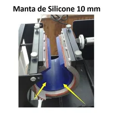Manta Silicone Macia 10x25cm 10mm Personalizar Long Drink Foto mini  3