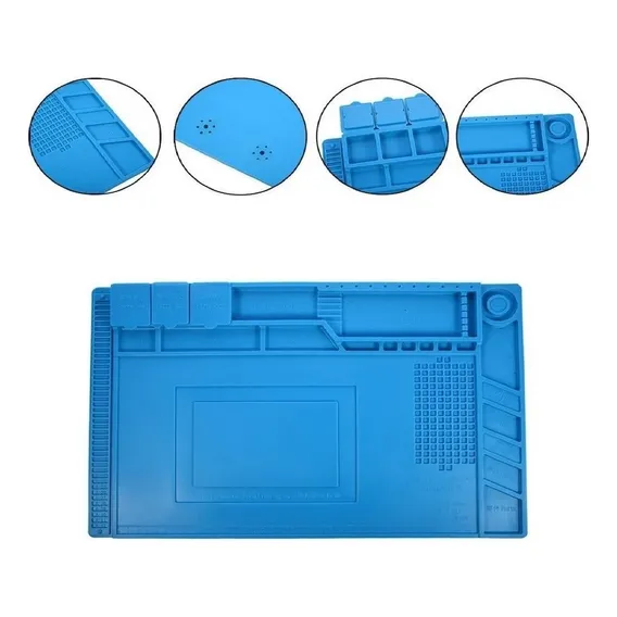 Manta Tapete Anti Estática Kit Assistência Celular Técnica Cor Azul Foto 1